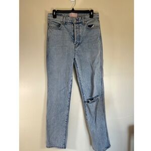 Revice‎ Denim Jeans Women's Size 29 Light Wash High Waist Distressed Ripped